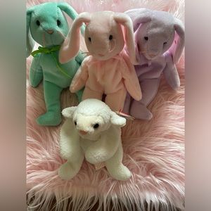 Ty beanie babies adorable Easter basket new with tags.